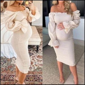 Maternity baby shower dress